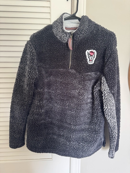 unkown Jackets & Blazers - Women's Gray Sherpa Quarter-Zip Pullover Jacket